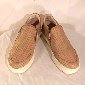 🔥 Like New Ash Blush Tan Leather Weave sneaker/Loafer